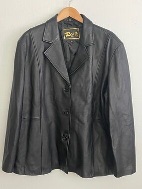 Reed Women’s Leather Coat Size 3X